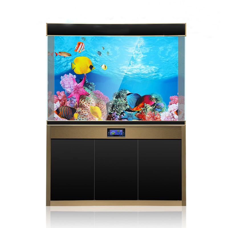 Double Sided Aquarium Background Poster