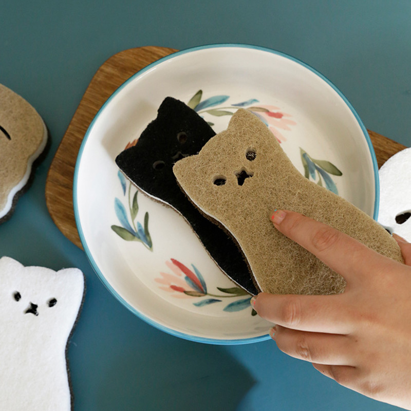 Double Sided Cat Sponges (4pcs)
