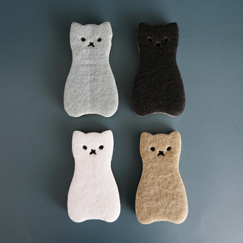 Double Sided Cat Sponges (4pcs)