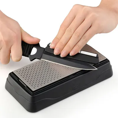 Double-Sided Diamond Sharpening Stone
