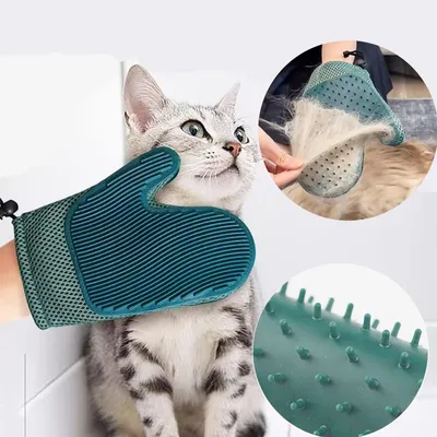 Double Sided Mitt Brush for Cats