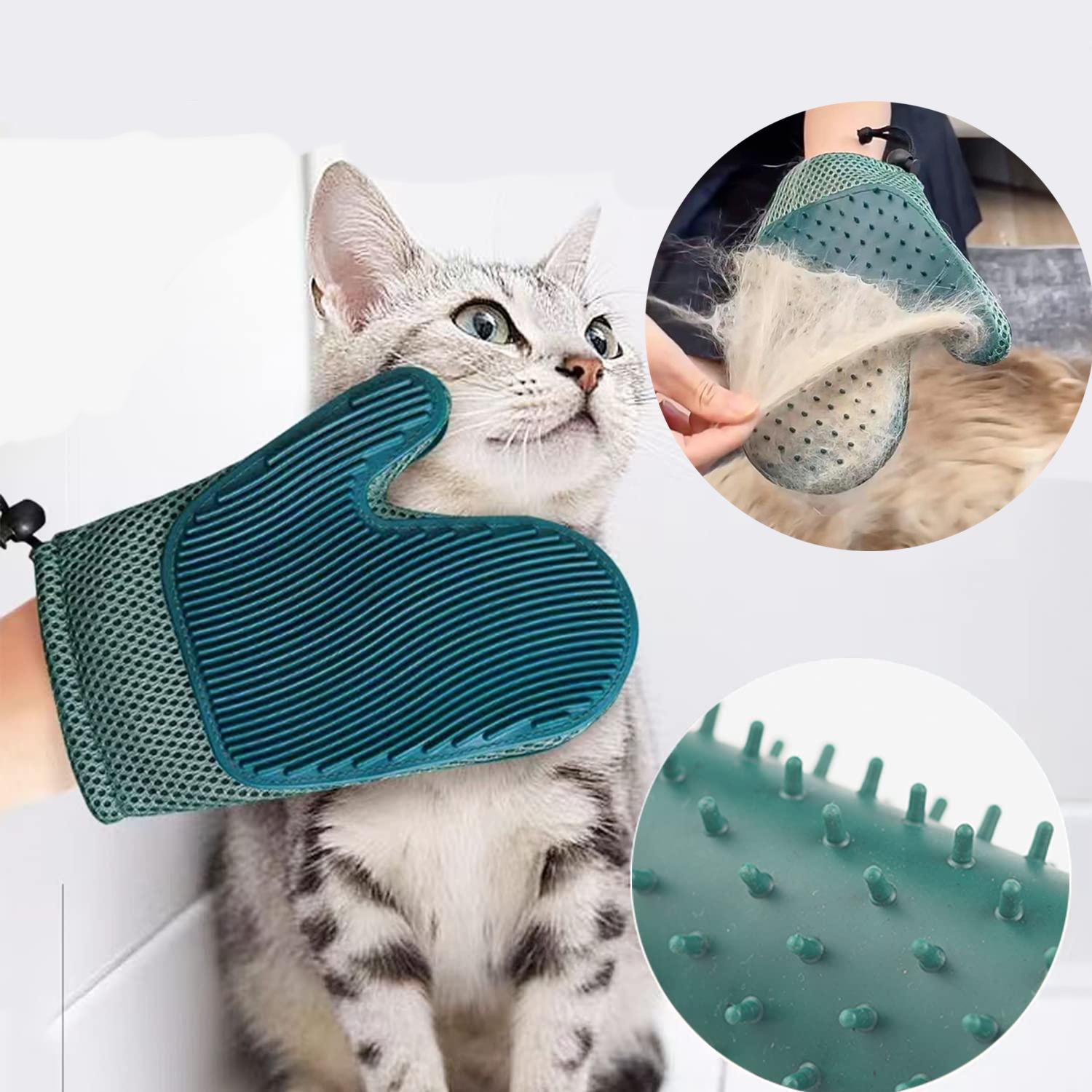 Double Sided Mitt Brush for Cats
