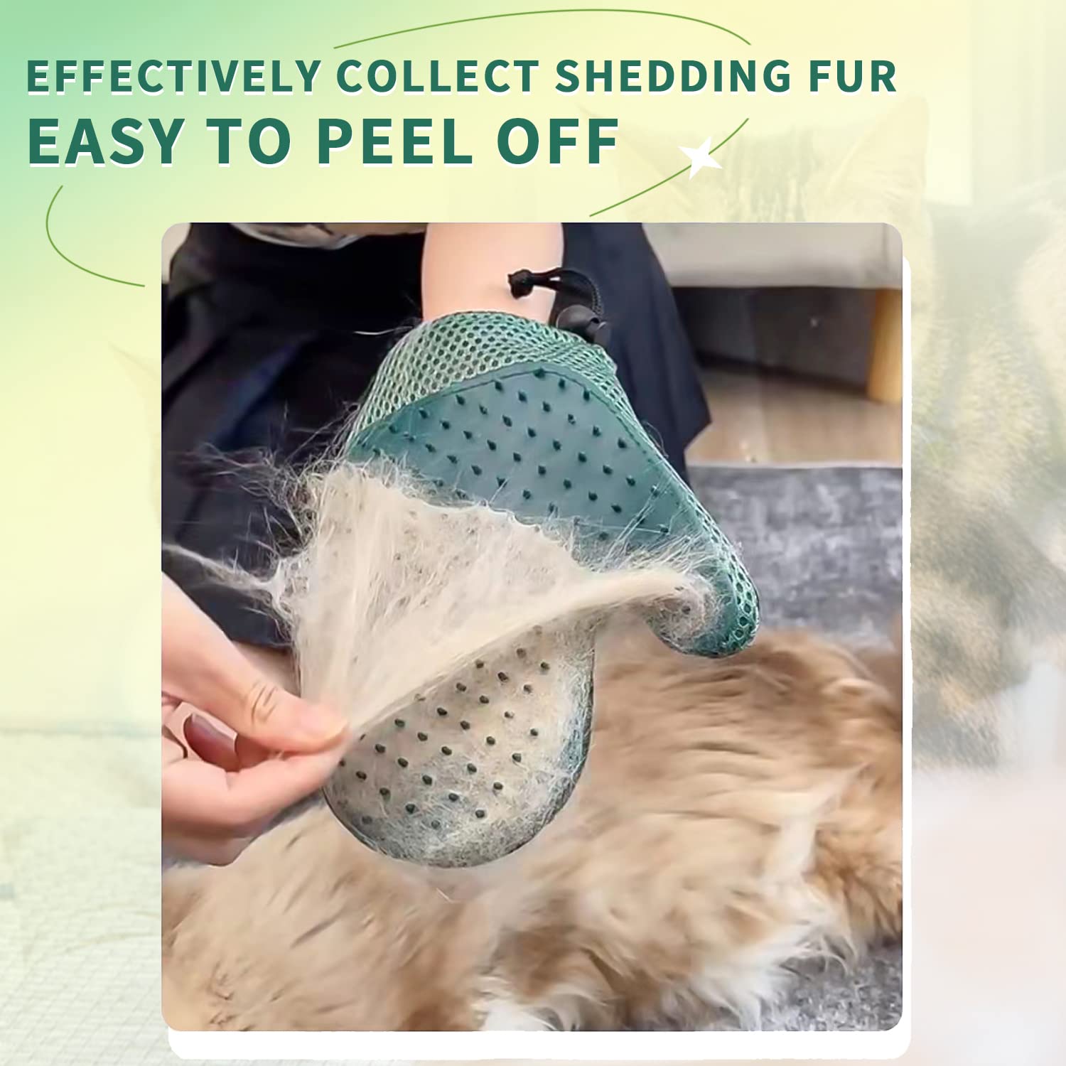 Double Sided Mitt Brush for Cats