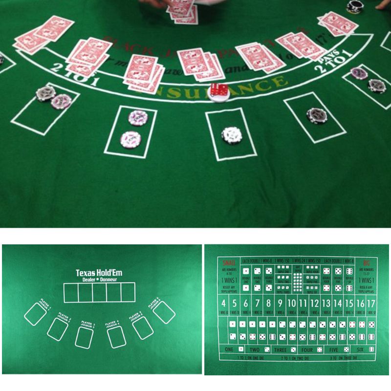 Double Sided Poker Tablecloth Double Sided Poker Tablecloth