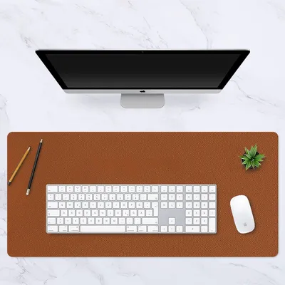 Double Sided PU Leather Mouse Mat Double Sided PU Leather Mouse Mat