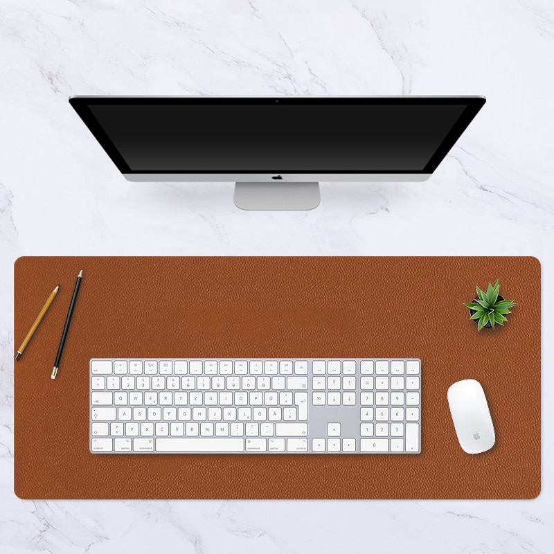 Double Sided PU Leather Mouse Mat