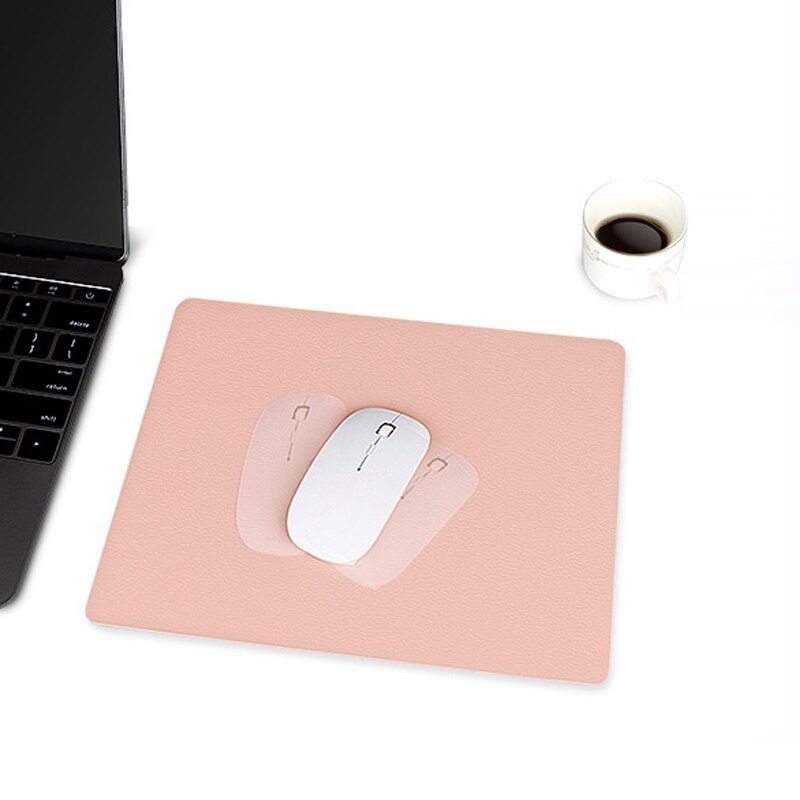 Double Sided PU Leather Mouse Mat Double Sided PU Leather Mouse Mat