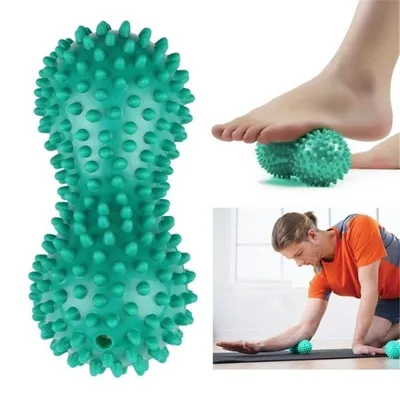 Double Spiky Ball Peanut Massage Roller Double Spiky Ball Peanut Massage Roller
