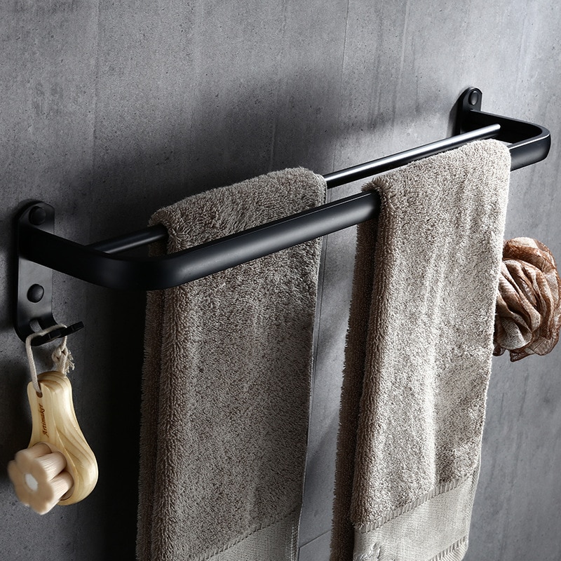 Double Towel Bar Aluminum Rack Double Towel Bar Aluminum Rack