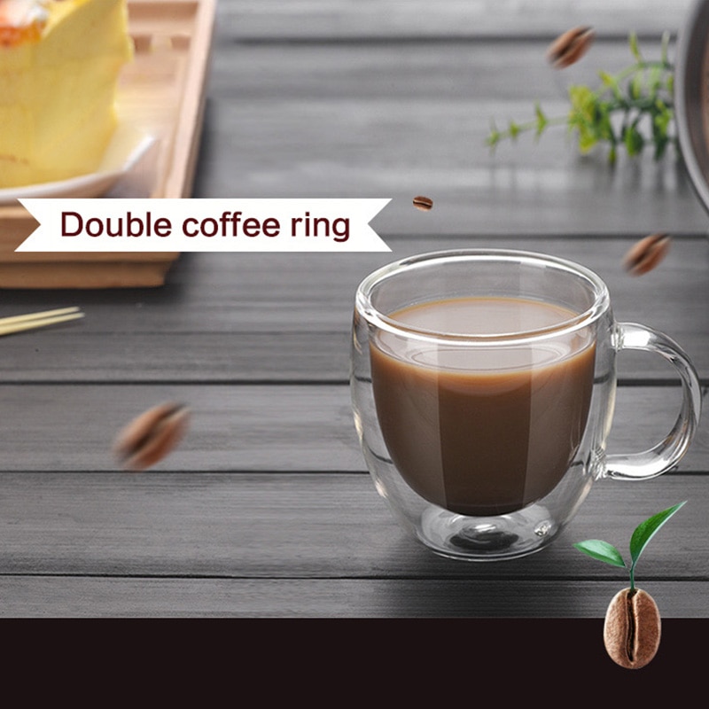 Double Wall Cup Glass Drinkware