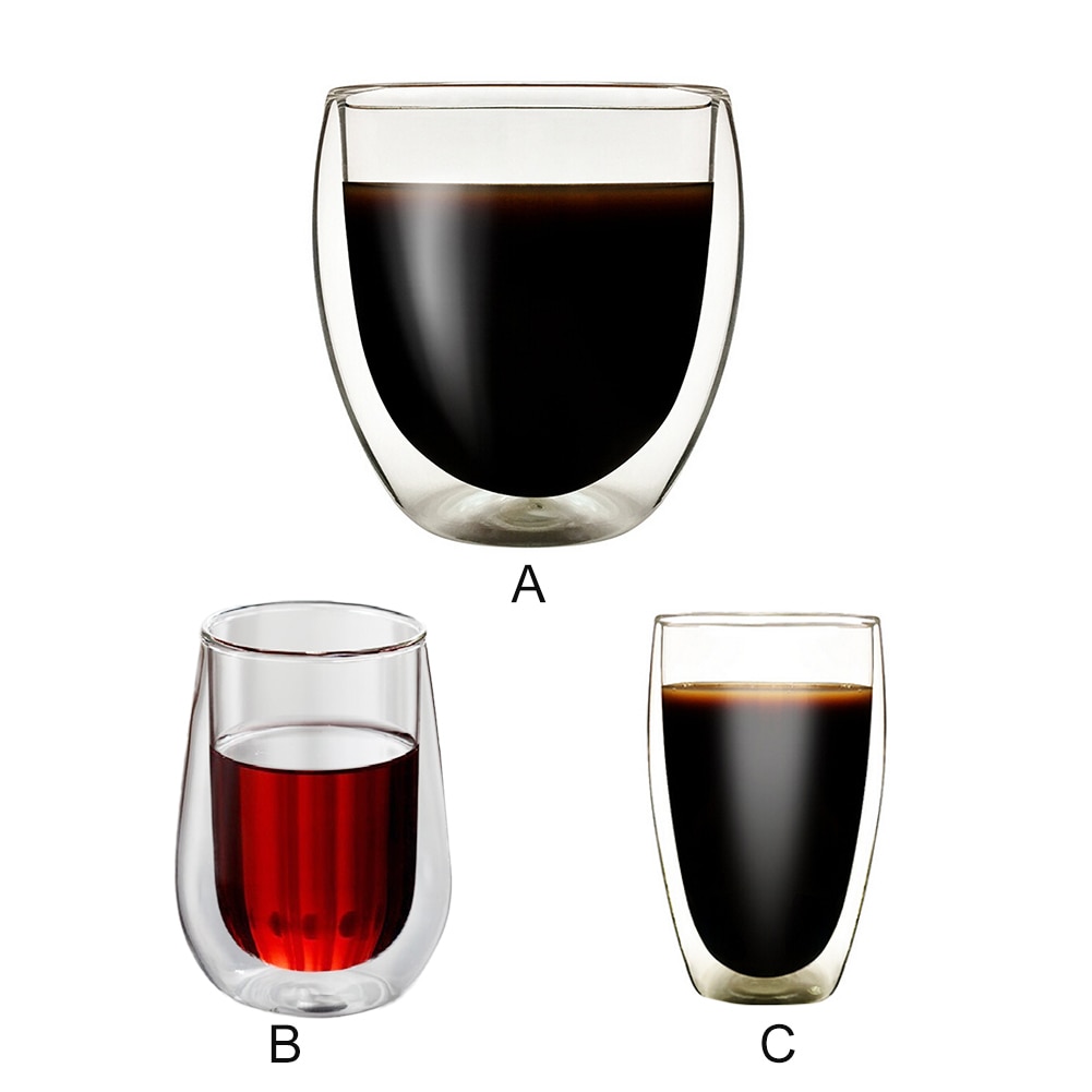 Double Walled Glasses Heat Resistant