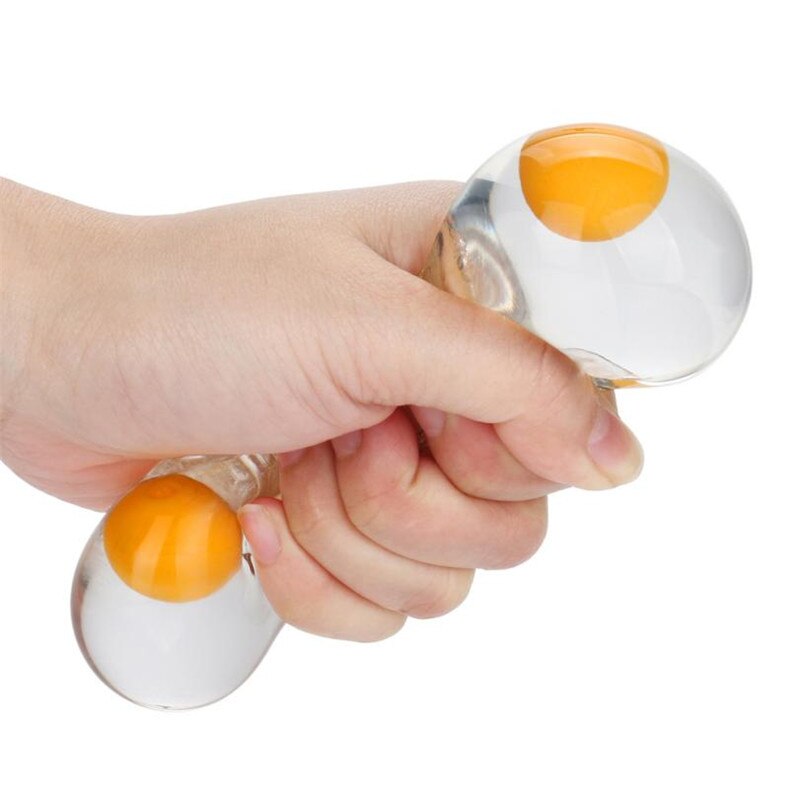 Double Yolk Egg Squishy Toy Stress Ball Double Yolk Egg Squishy Toy Stress Ball