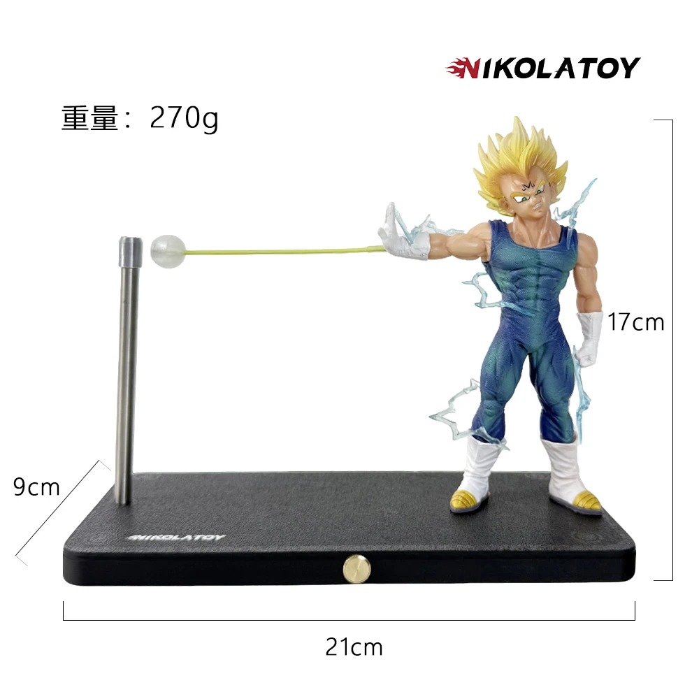 Dragon Ball Super Saiyan Son Goku Chaozu Figure Dynamic Wave Kamehameha Wave Night Light Decoration Ornament Toys Gift