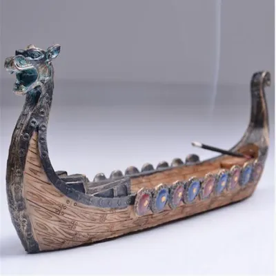 Dragon Boat Incense Stick Holder Burner Hand Carved Censer Ornaments Retro Incense Burners Traditional Design Home Dragon Boat Incense Stick Holder Burner Hand Carved Censer Ornaments Retro Incense Burners Traditional Design Home