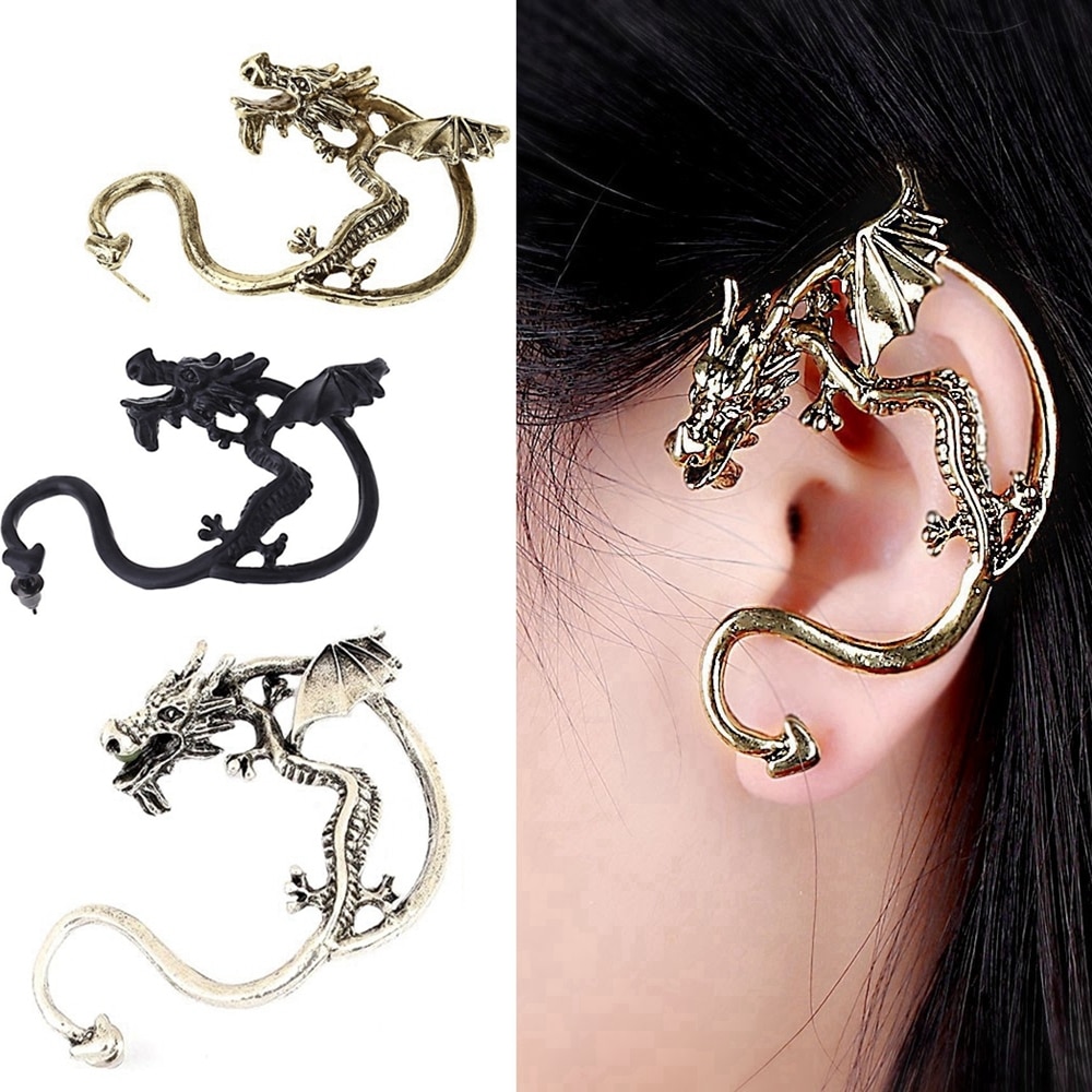 Dragon Ear Cuff Metal Fashion Accessory Dragon Ear Cuff Metal Fashion Accessory