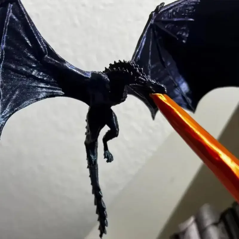 Dragon Flame Book Nook Gothic Dragon Flame Book Decoration Creative Fire-Breathing Dragon Flame Bookshelf Statue