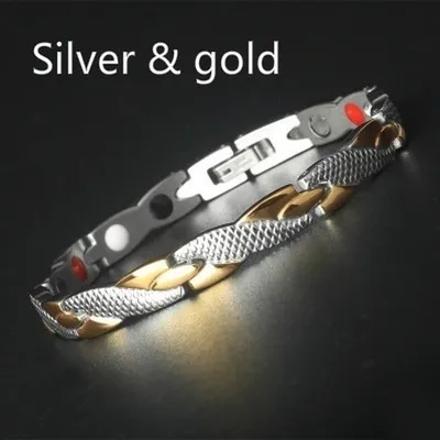 Dragon Pattern 6 In One Magnetic Therapy Bracelet Healthy Weight Loss Bracelet Sports Bracelet Luxury Jewelry Gift