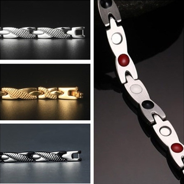 Dragon Pattern 6 In One Magnetic Therapy Bracelet Healthy Weight Loss Bracelet Sports Bracelet Luxury Jewelry Gift
