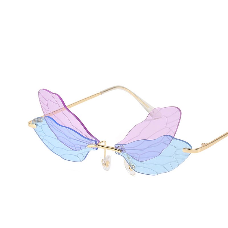 Dragonfly Wings Sunglasses Rimless Eyewear Dragonfly Wings Sunglasses Rimless Eyewear