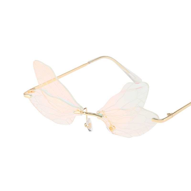 Dragonfly Wings Sunglasses Rimless Eyewear Dragonfly Wings Sunglasses Rimless Eyewear