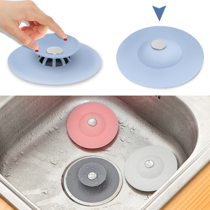 Drain Stopper Rubber Sink Plug Filter Drain Stopper Rubber Sink Plug Filter