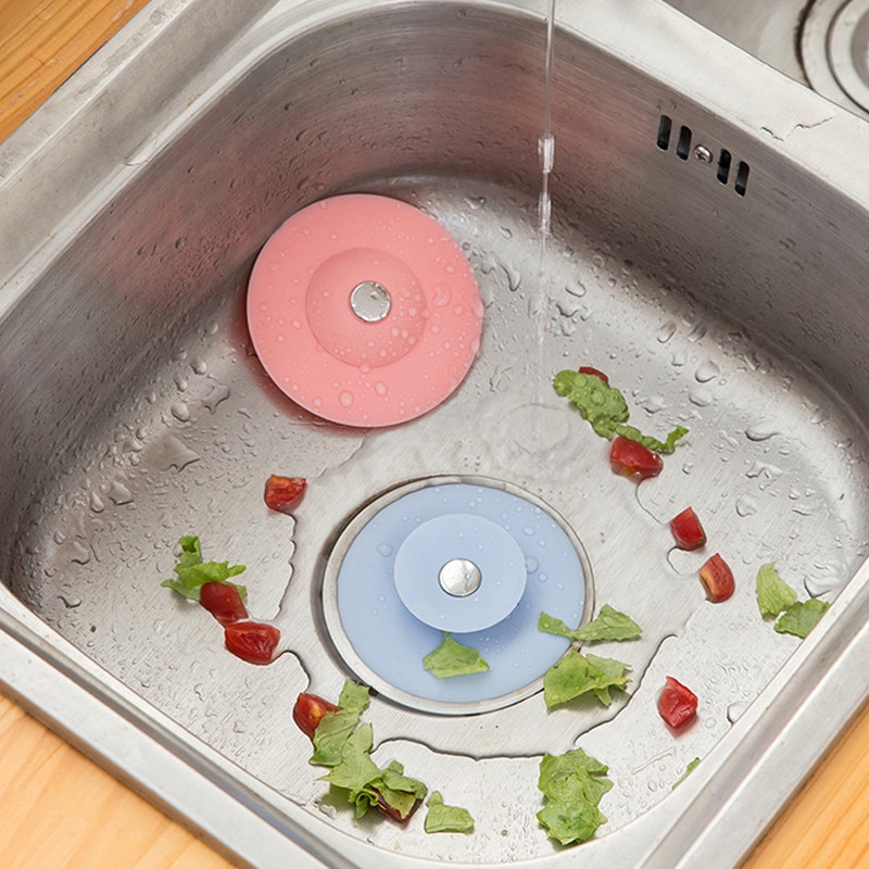 Drain Stopper Rubber Sink Plug Filter