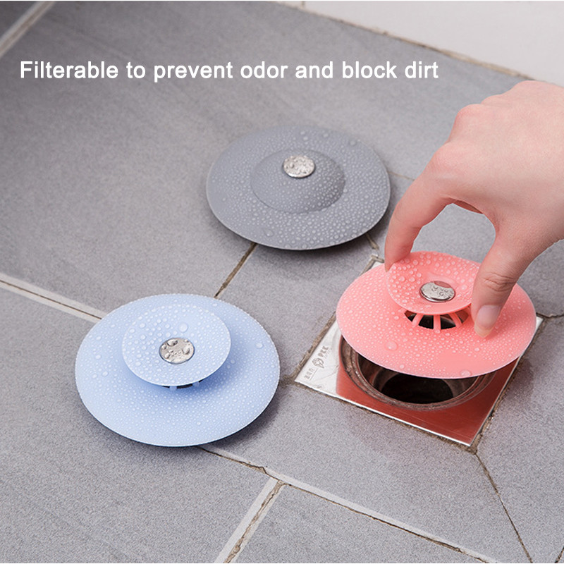 Drain Stopper Rubber Sink Plug Filter