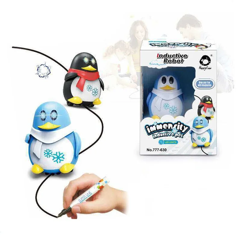 Draw Lines Follow Toy Creative Inductive Electric Robot Car Follow Any Line You Draw Robot Penguin Toy Educational Toy Draw Lines Follow Toy Creative Inductive Electric Robot Car Follow Any Line You Draw Robot Penguin Toy Educational Toy