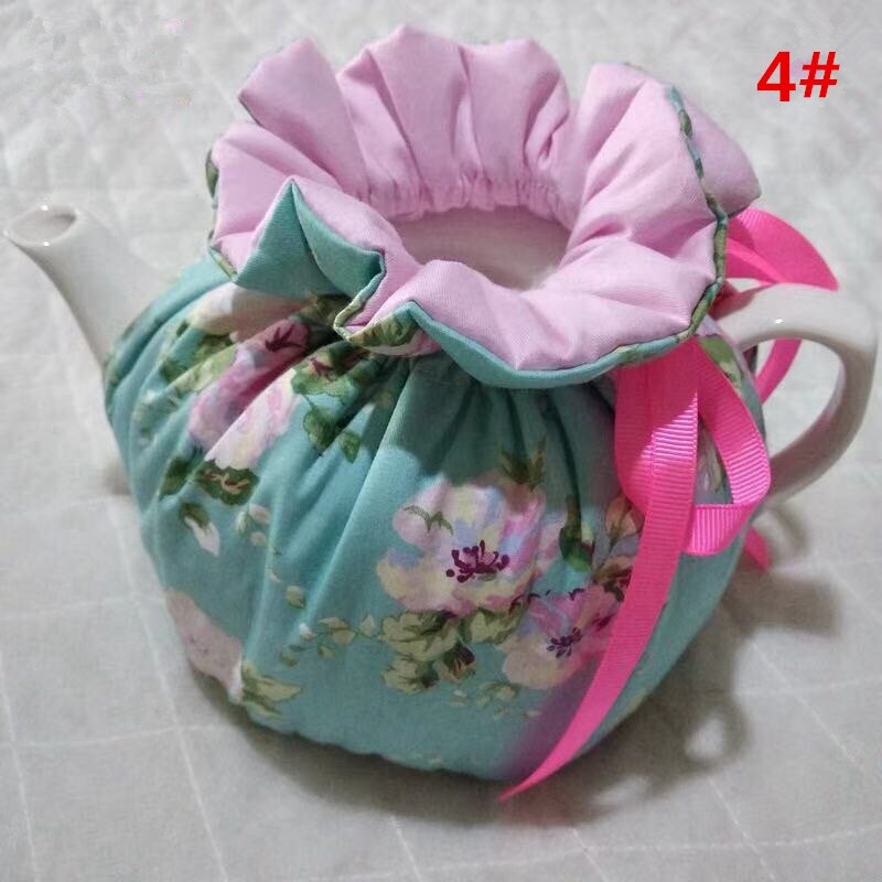 Drawstring Cotton Tea Pot Cover