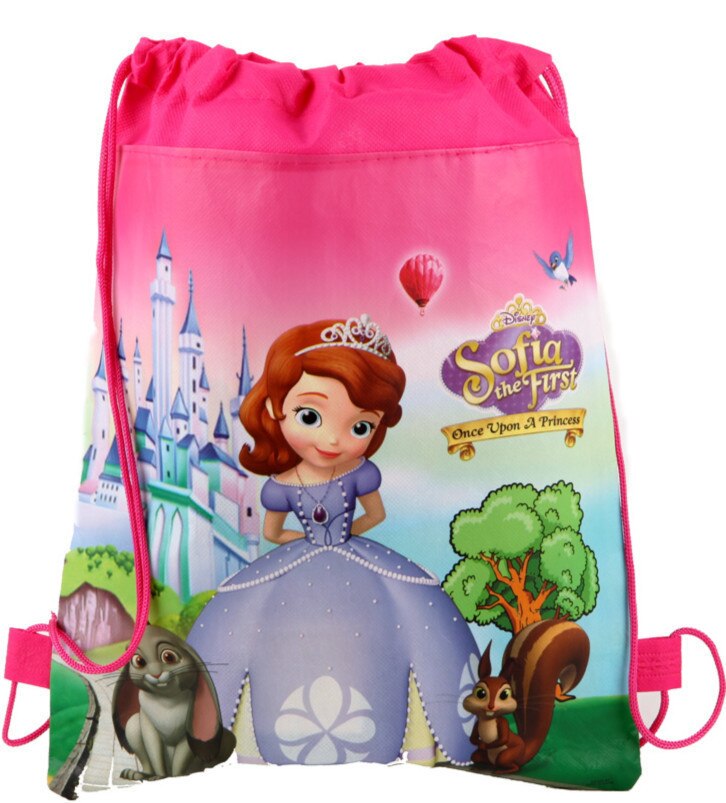 Drawstring Kids Bag Cartoon Design