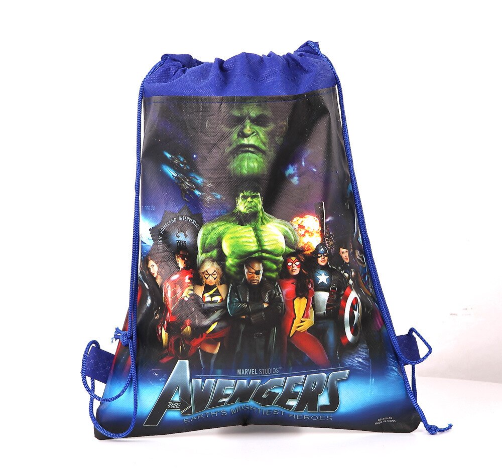 Drawstring Kids Bag Cartoon Design