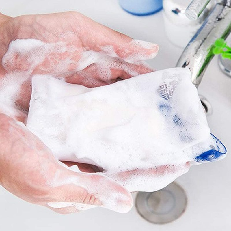 Drawstring Mesh Soap Net Bags (10pcs) Drawstring Mesh Soap Net Bags (10pcs)
