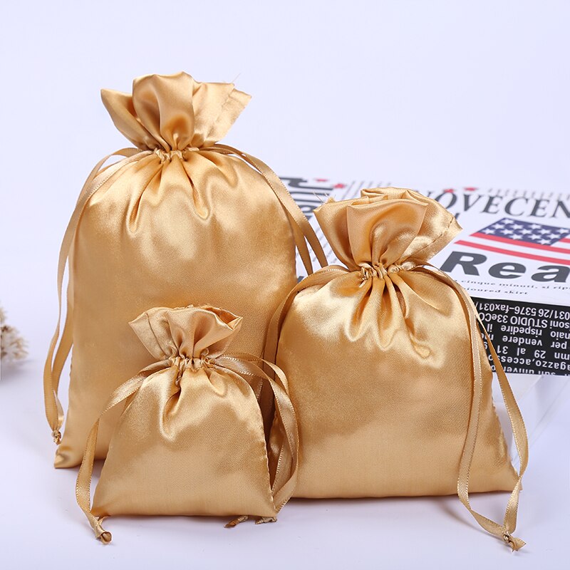 Drawstring Satin Jewelry Pouches (10pcs) Drawstring Satin Jewelry Pouches (10pcs)