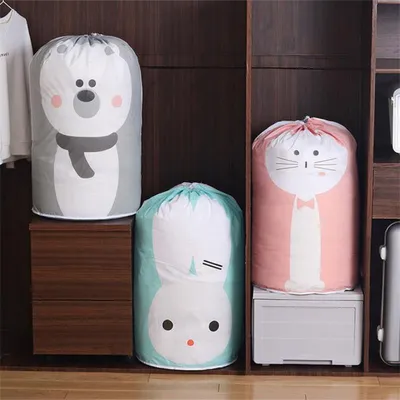 Drawstring Storage Bag Organizer