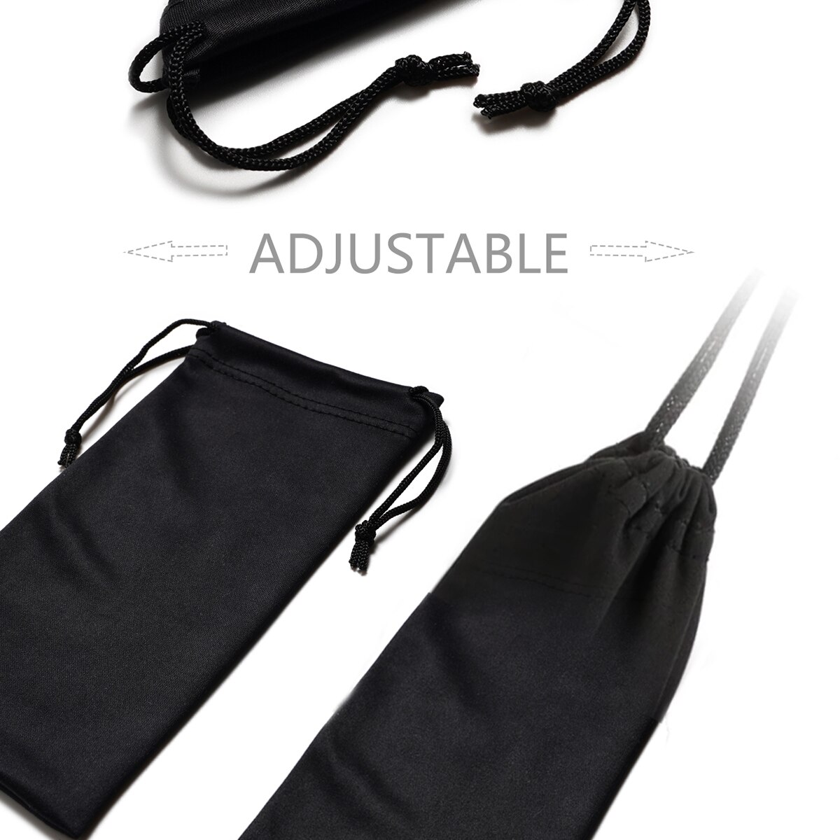 Drawstring Sunglasses Pouches (5 Pcs) Drawstring Sunglasses Pouches (5 Pcs)