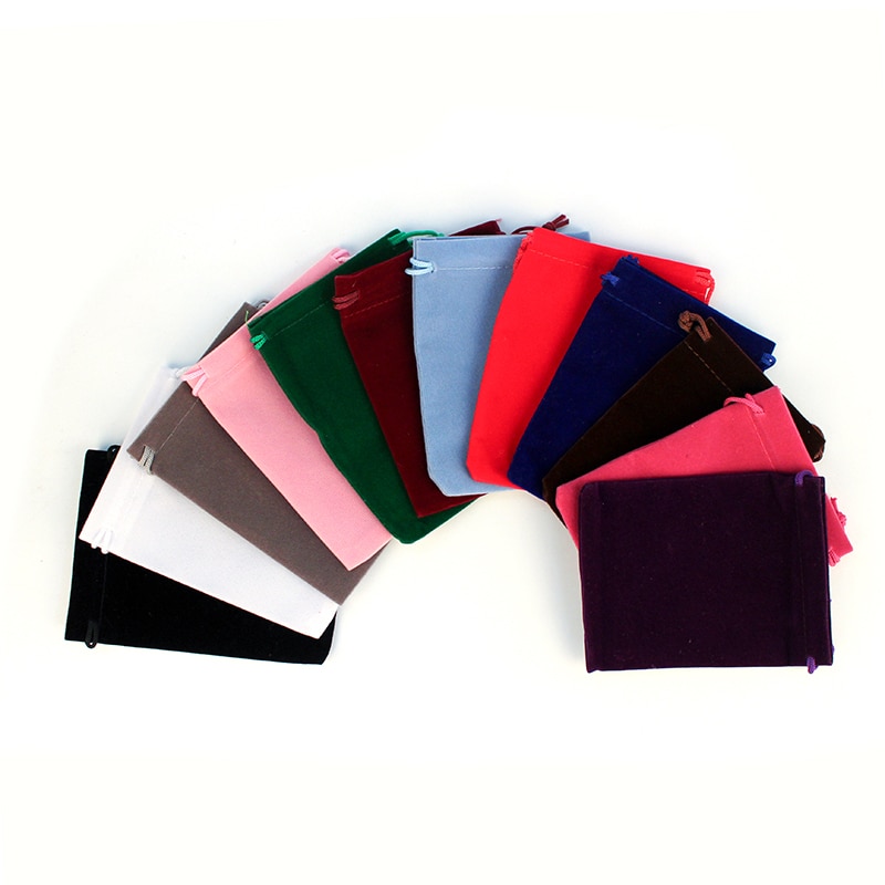 Drawstring Velvet Jewelry Pouches (50 pcs) Drawstring Velvet Jewelry Pouches (50 pcs)