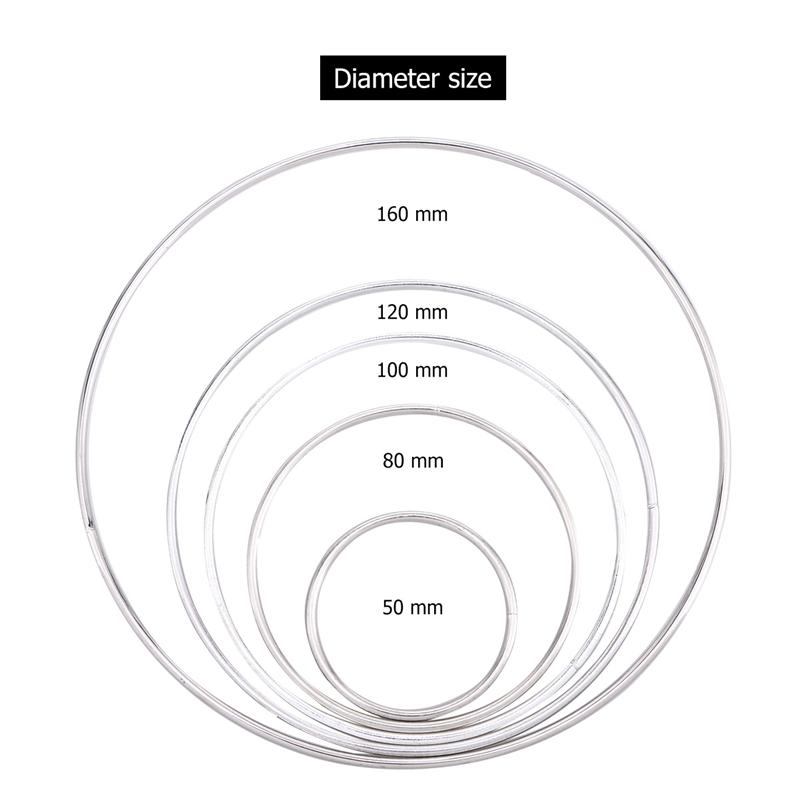 Dreamcatcher Hoops Metal Rings (5 Pcs) Dreamcatcher Hoops Metal Rings (5 Pcs)