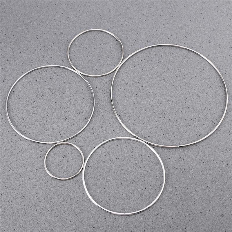 Dreamcatcher Hoops Metal Rings (5 Pcs) Dreamcatcher Hoops Metal Rings (5 Pcs)
