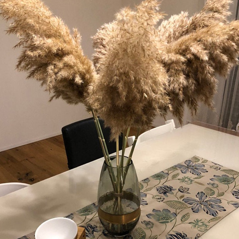 Dried Natural Pampas Grass Decor (10 pcs)