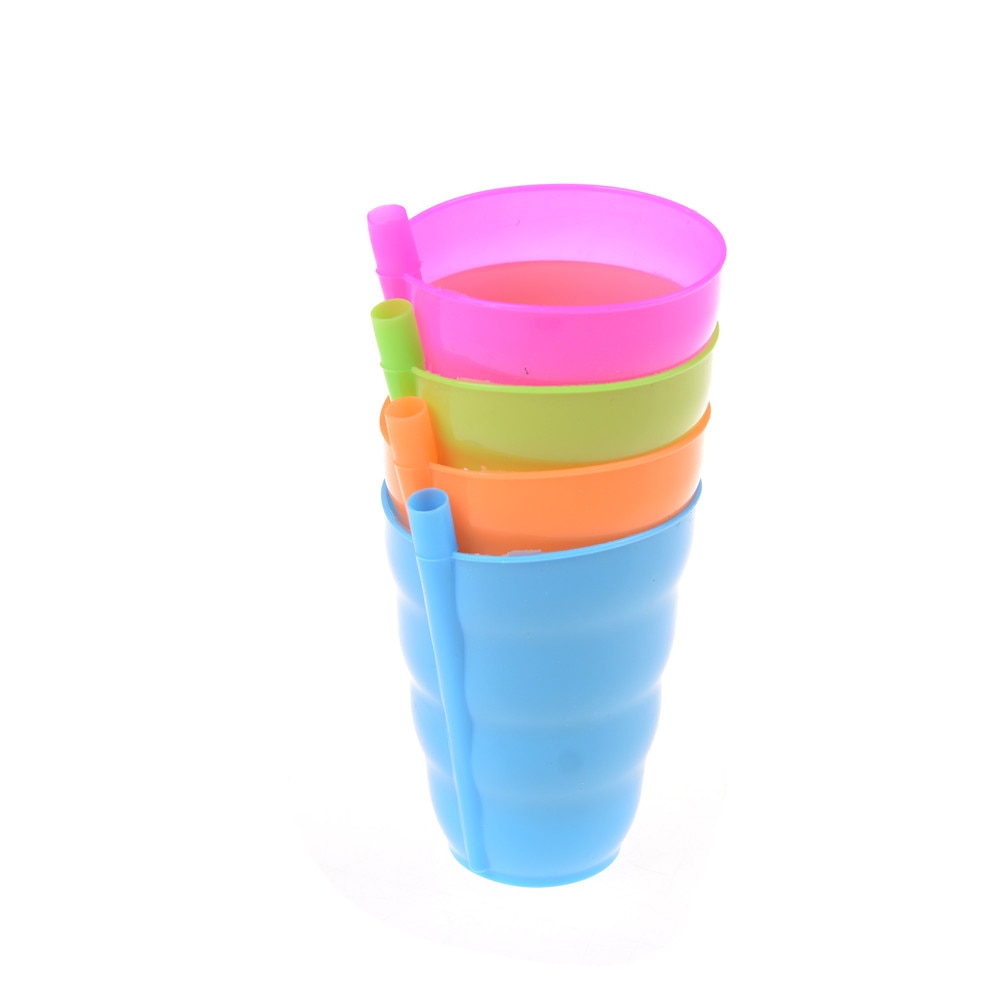Drinking Cups With Own Straw (Set of 4)