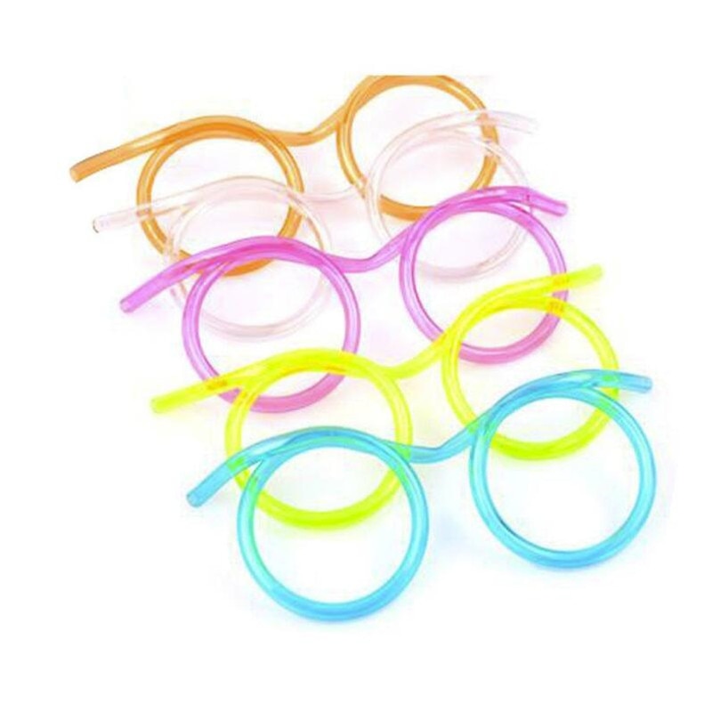 Drinking Eyeglass Straw Funky Drinking Tool Drinking Eyeglass Straw Funky Drinking Tool