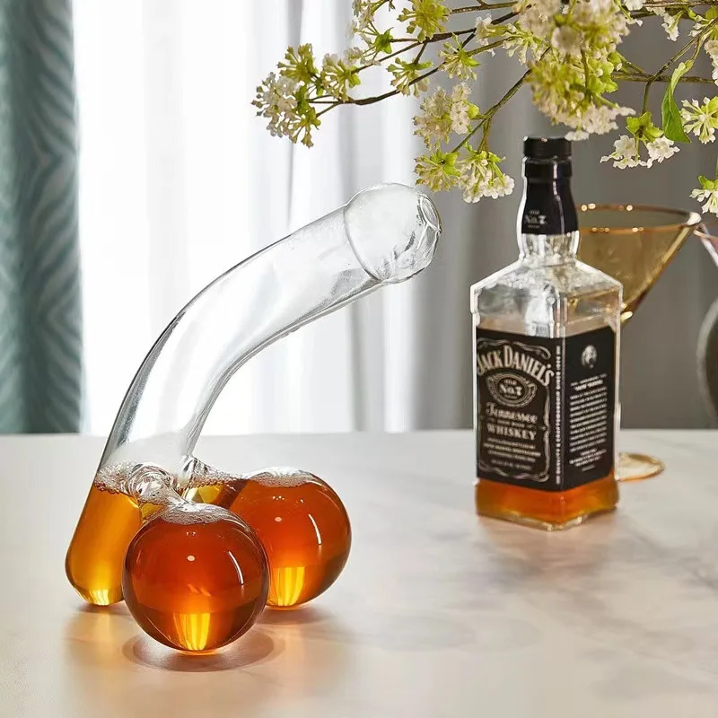 Drinks Decanter Unique Funny Male Genitalia Design High Borosilicate Drinks Decanter Unique Funny Male Genitalia Design High Borosilicate