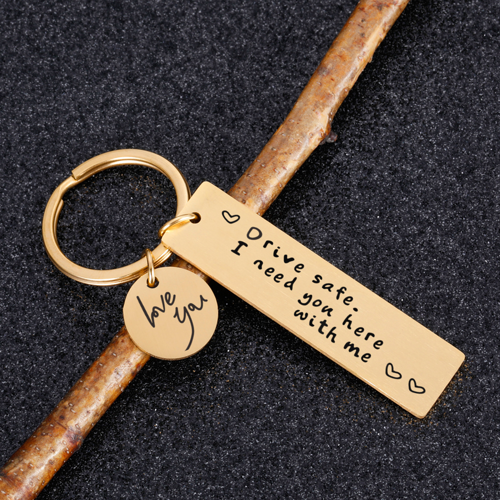 Drive Safe Keychain Gift for Lover Drive Safe Keychain Gift for Lover