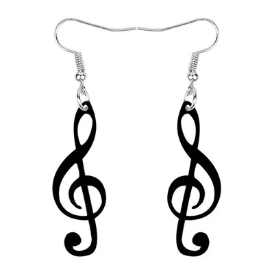 Drop Dangle Musical Note Earrings