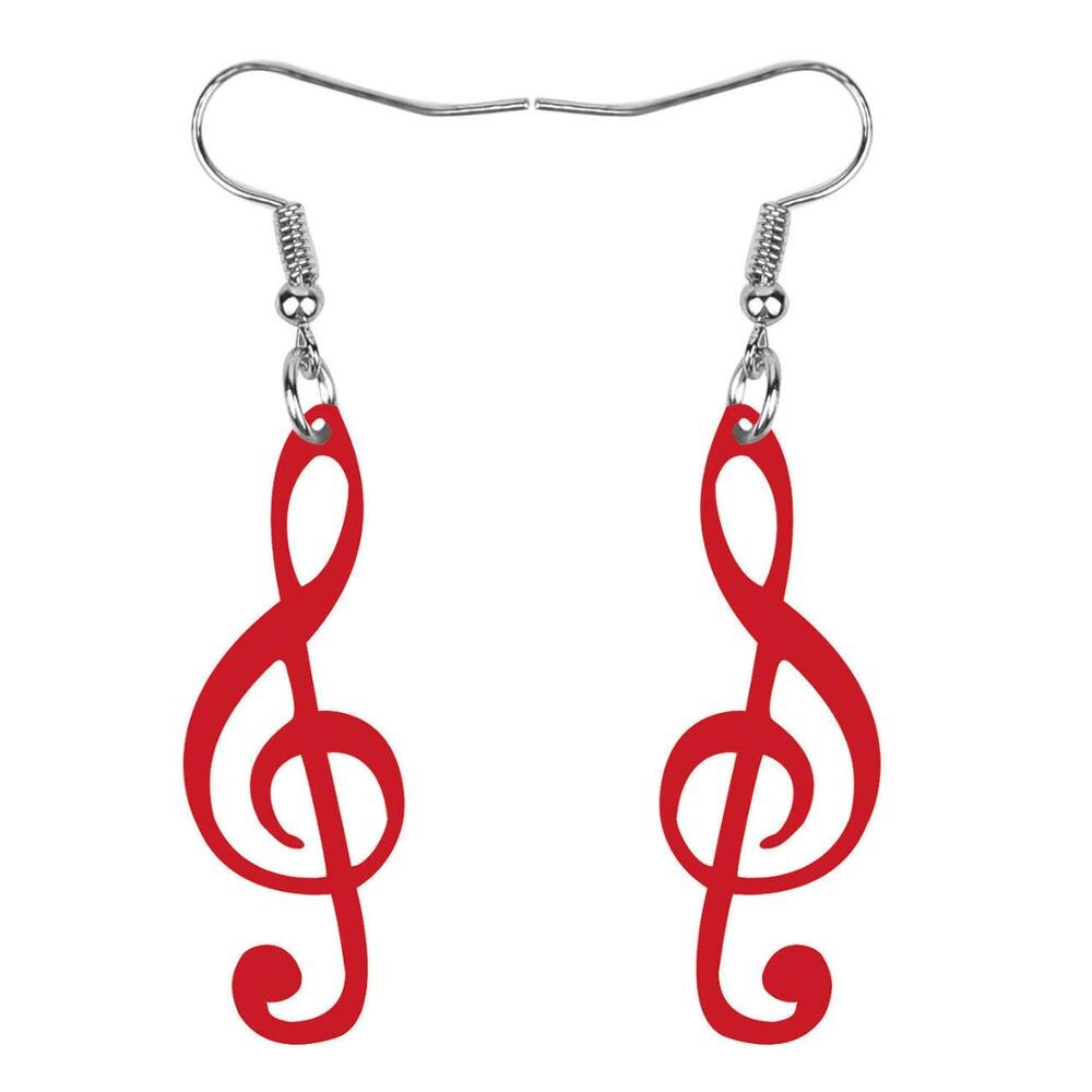 Drop Dangle Musical Note Earrings
