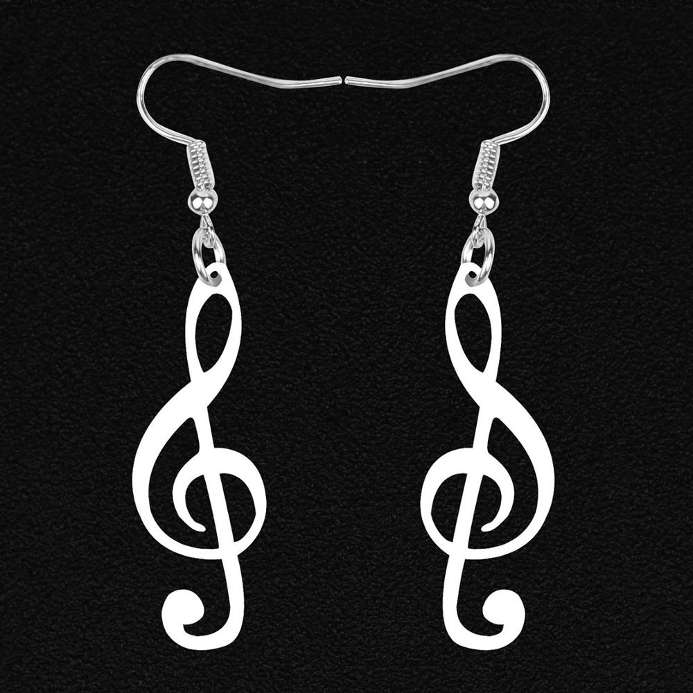 Drop Dangle Musical Note Earrings