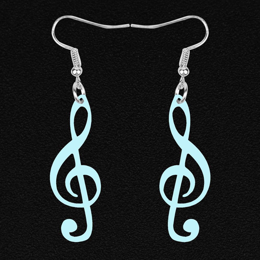 Drop Dangle Musical Note Earrings