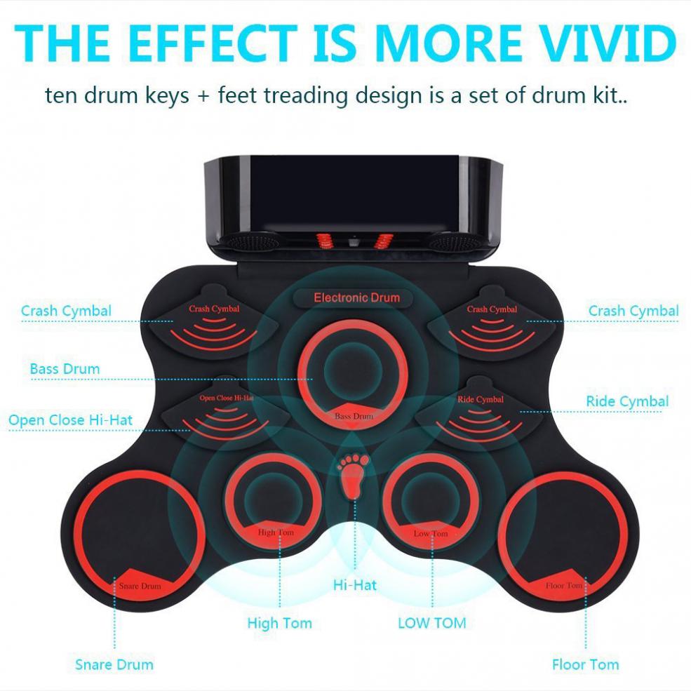 Drum Pad Machine Musical Kit