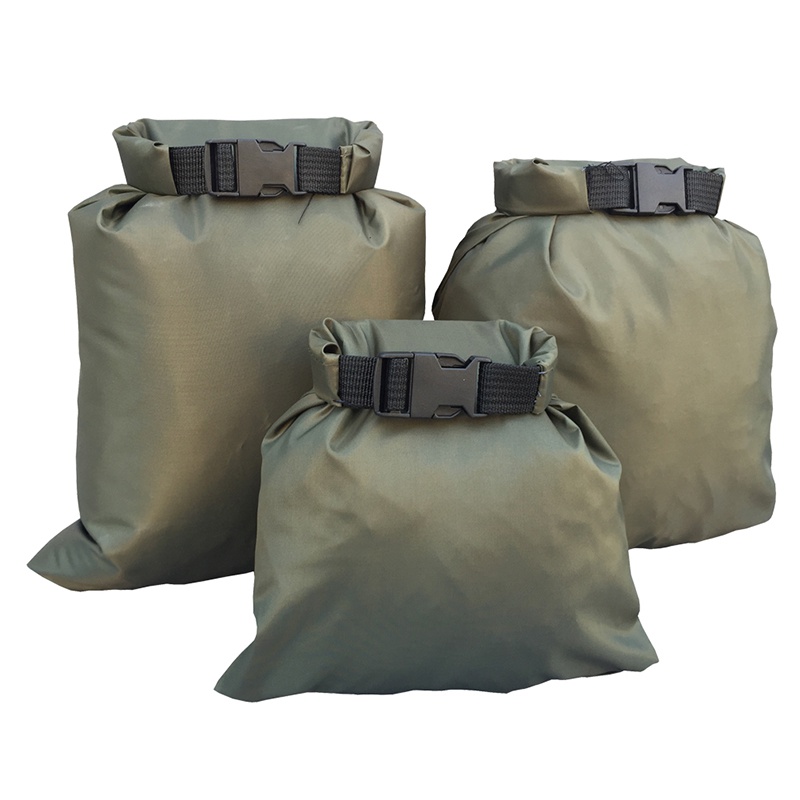 Dry Bag Waterproof Nylon Storage Pouch (Set of 3) Dry Bag Waterproof Nylon Storage Pouch (Set of 3)