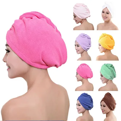 Drying Hair Turban Microfiber Towel